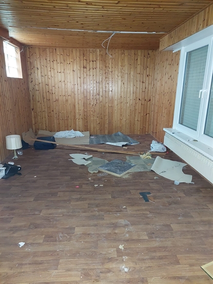 Cuisine désordonnée avant